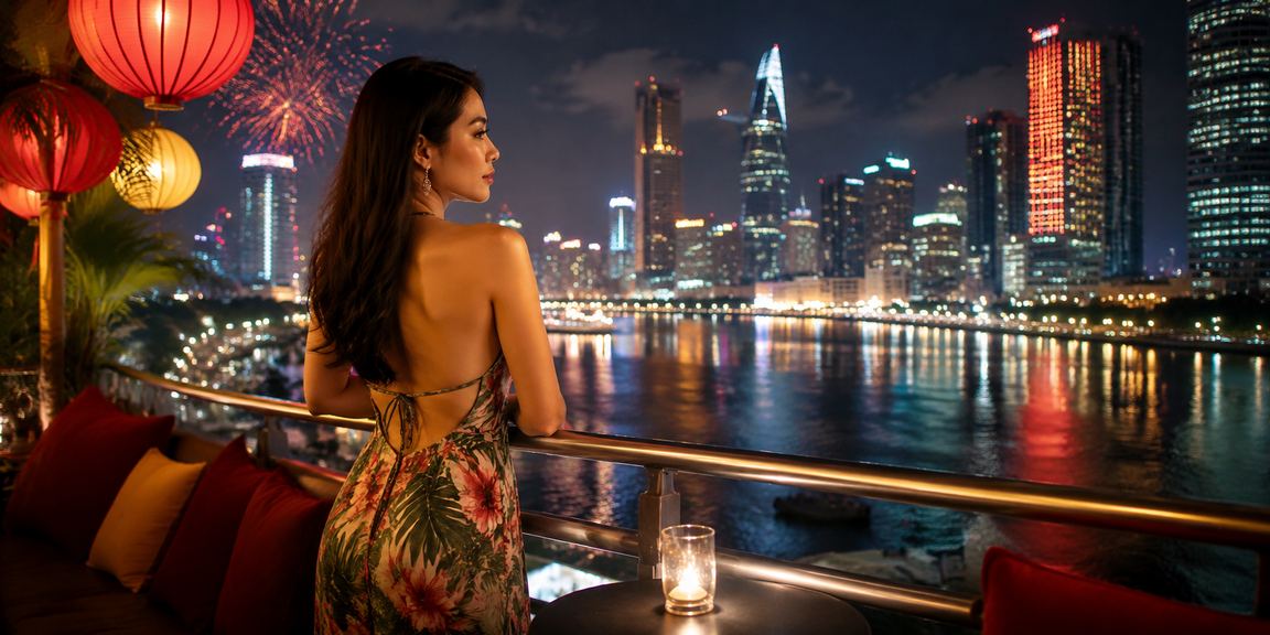 Người dùng tại TP. Hồ Chí Minh theo dõi kèo bóng đá trên điện thoại trong không khí lễ hội