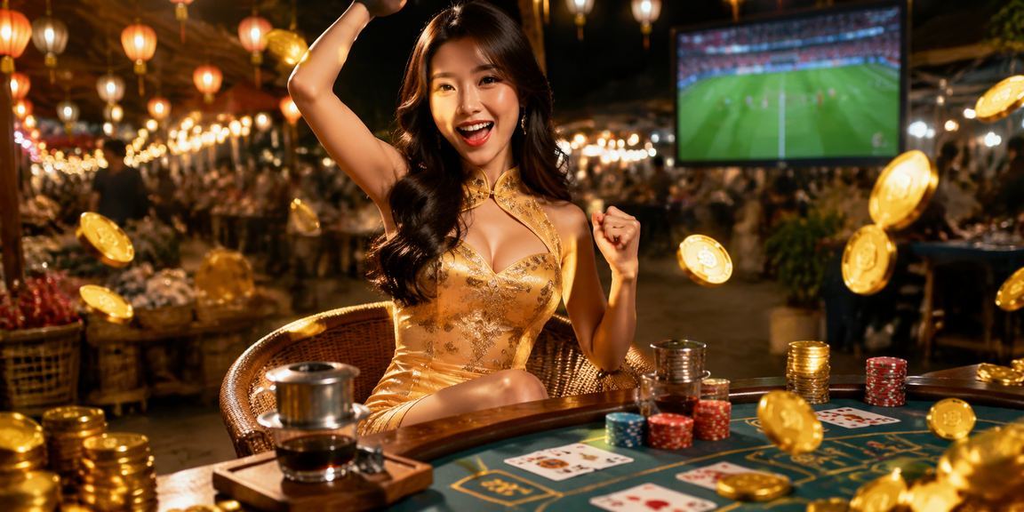 Phụ nữ mặc áo dài tại Phú Quốc trải nghiệm Baccarat trực tuyến trên nền tảng 705
